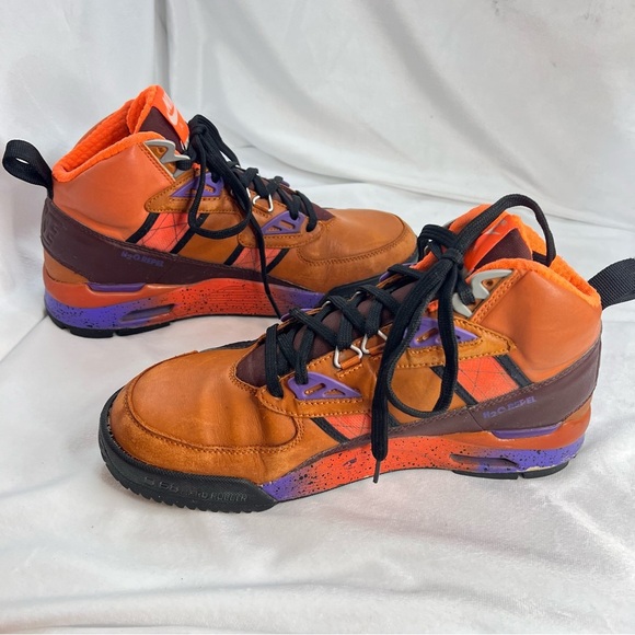 NIKE Trainer SC Sneaker Boot Tuscan Rust/Hyper Grape/Barkroot Brown Men’s size 8 - Picture 8 of 11